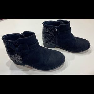 Black Jumping Beans kids dress boots